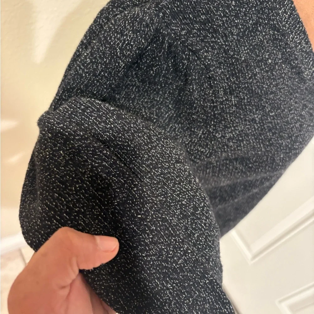 Lilla P Charcoal V-Neck Sweater
